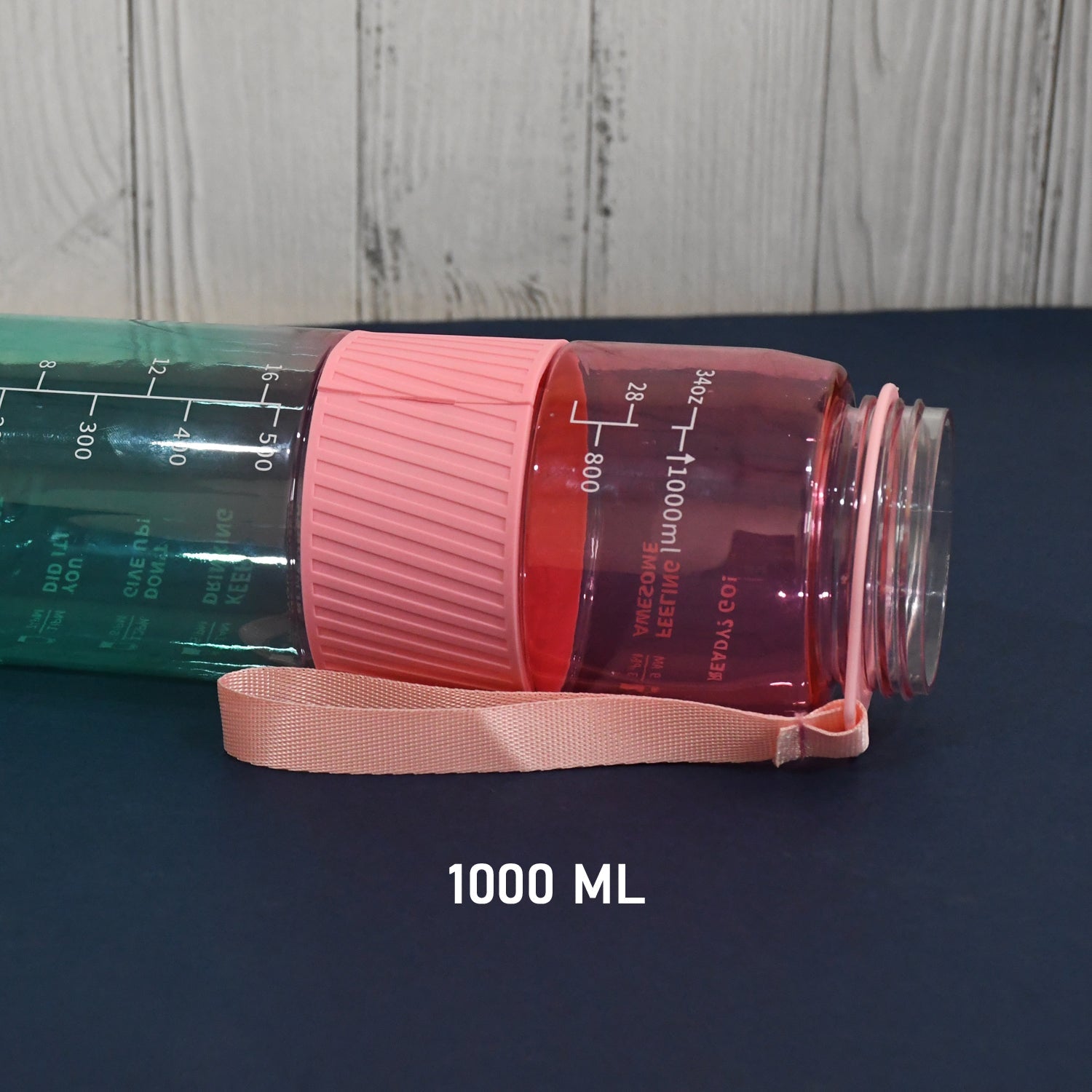 Plastic Water Bottle With Strap and Straw (1000 ML) Plastic Water Bottle With Strap and Straw (1000 ML)
